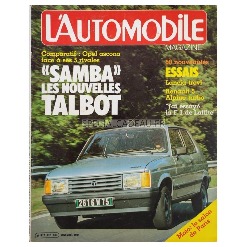 L'Automobile Novembre 1981