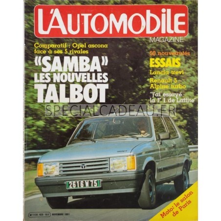L'Automobile Novembre 1981
