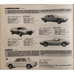 L'Automobile Special Salon  Octobre 1969