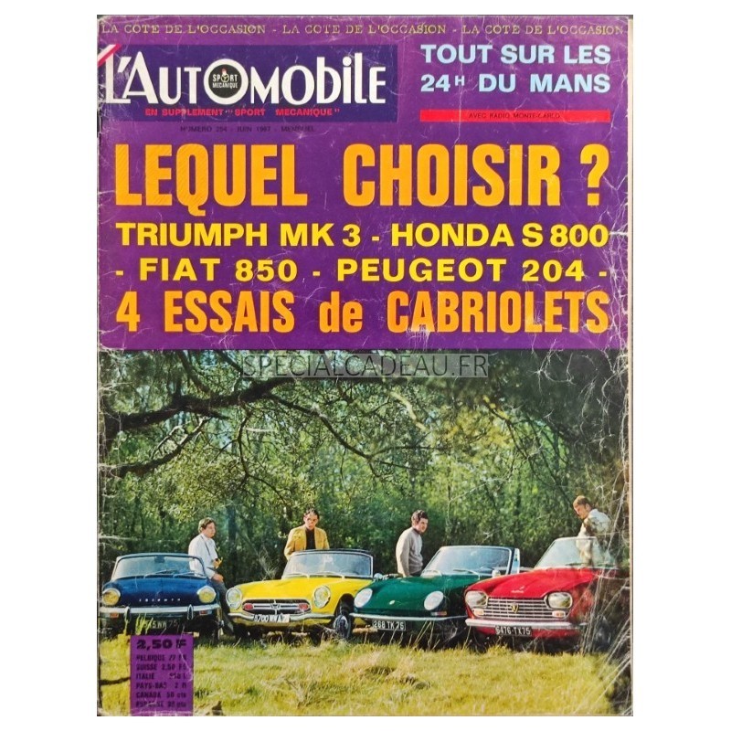 L'Automobile Juin 1967