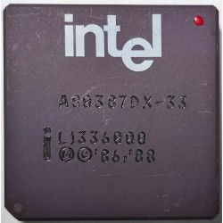 Coprocesseur arithmétique INTEL 80387 33MHz