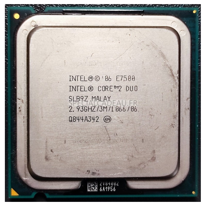 Microprocesseur Intel Core 2 Duo E7500 2,93GHz Microprocesseur Intel Core 2 Duo E7500 2,93GHz