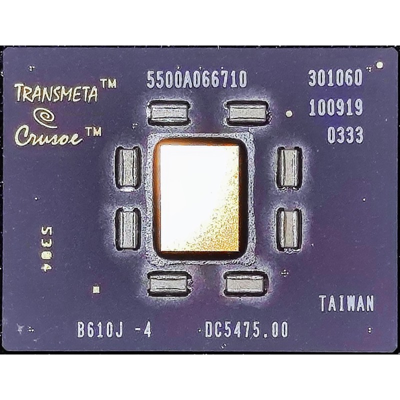 Microprocesseur Transmeta Crusoë TM5400 533MHz