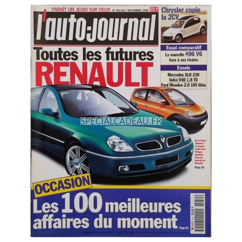 Auto Journal Novembre 1996 Auto Journal Novembre 1996