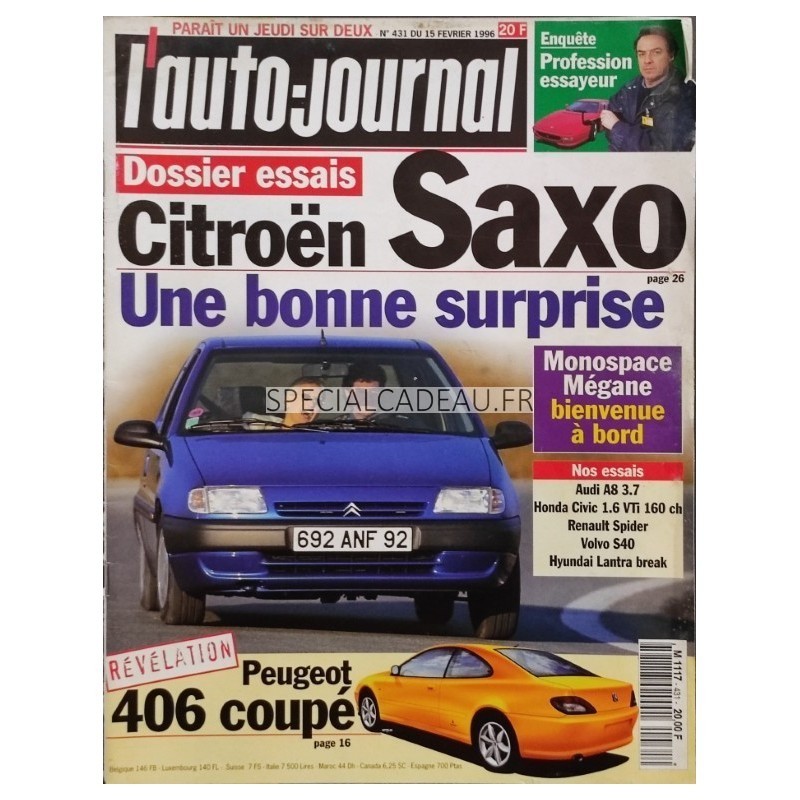 Auto Journal Février 1996 Auto Journal Février 1996