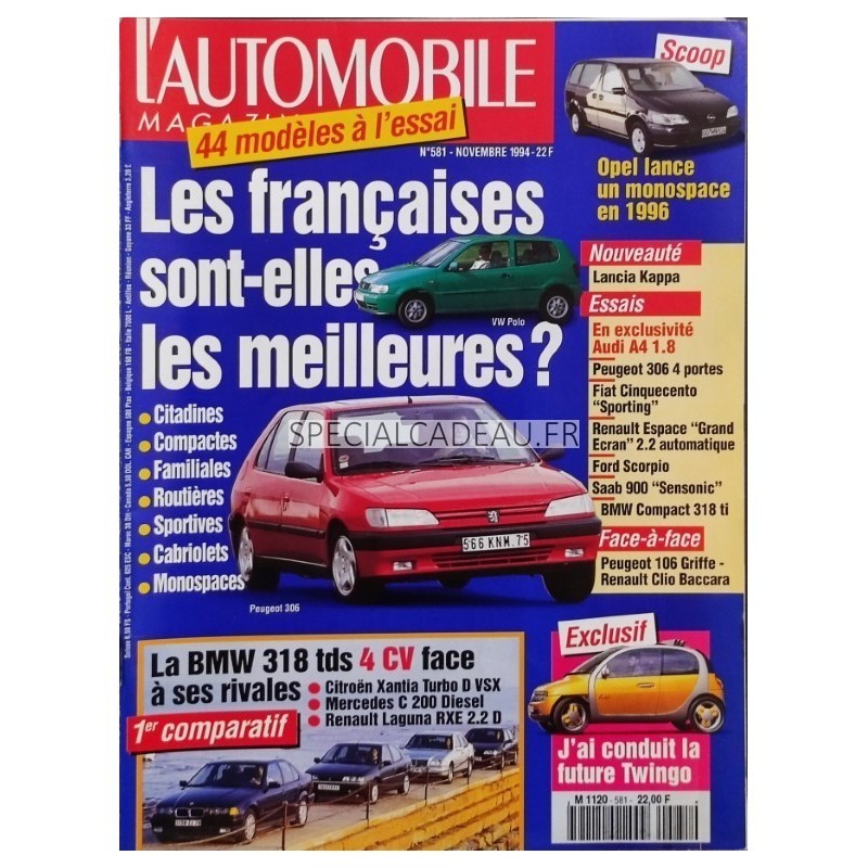 Automobile Magazine Novembre 1994 Automobile Magazine Novembre 1994