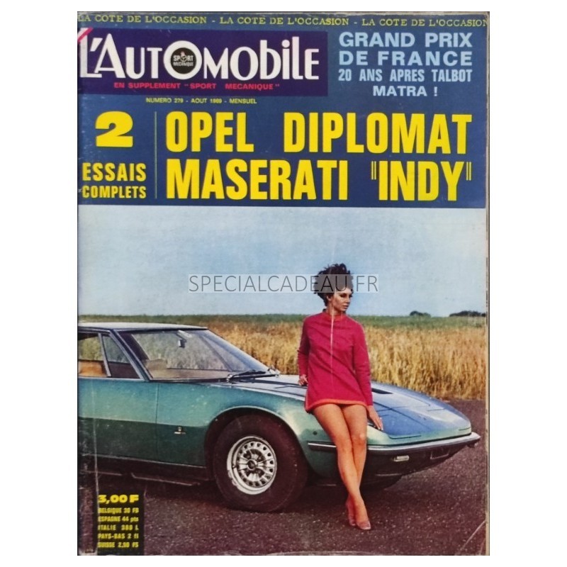 L'Automobile Août 1969 L'Automobile Août 1969