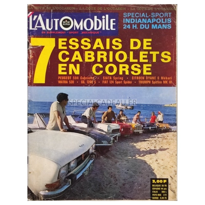 L'Automobile Juillet 1969 L'Automobile Juillet 1969