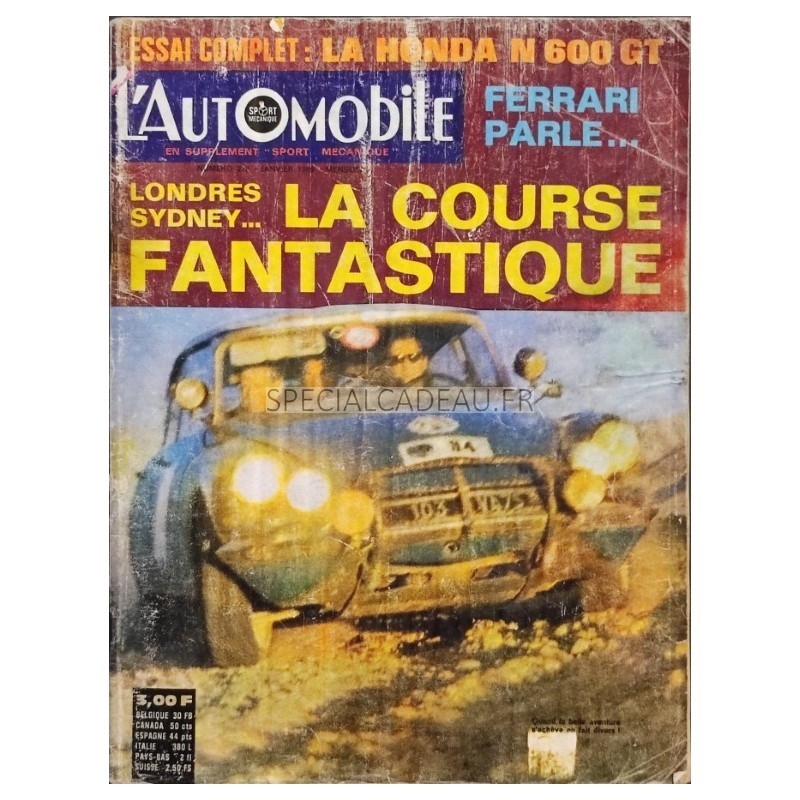 L'Automobile Janvier 1969 L'Automobile Janvier 1969