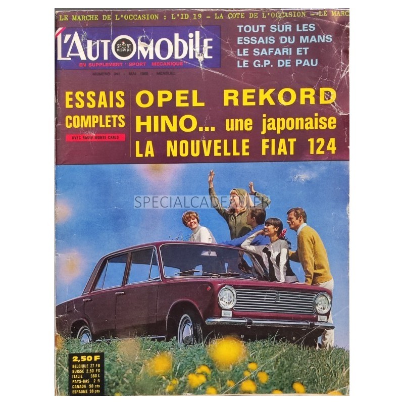 L'Automobile Mai 1966 L'Automobile Mai 1966