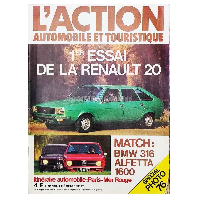 Action Automobile Décembre 1975 Action Automobile Décembre 1975