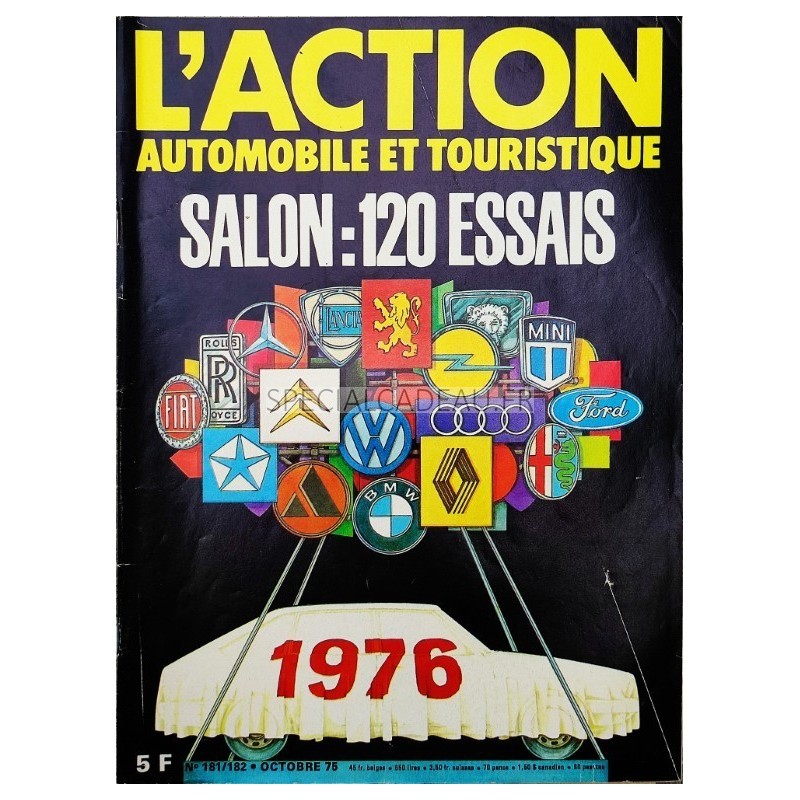 Action Automobile Salon 120 essais Octobre 1975 Action Automobile Salon 120 essais Octobre 1975