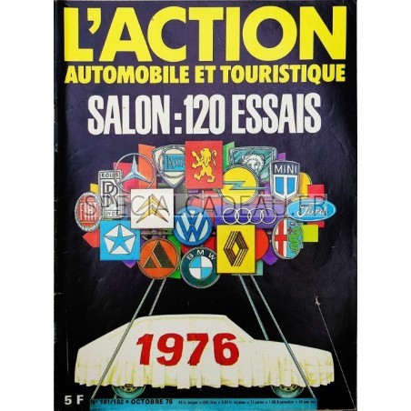 Action Automobile Salon 120 essais Octobre 1975