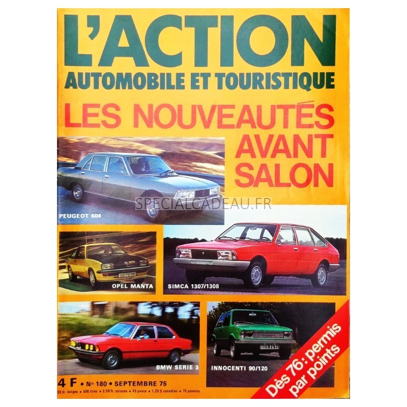 Action Automobile Septembre 1975 Action Automobile Septembre 1975