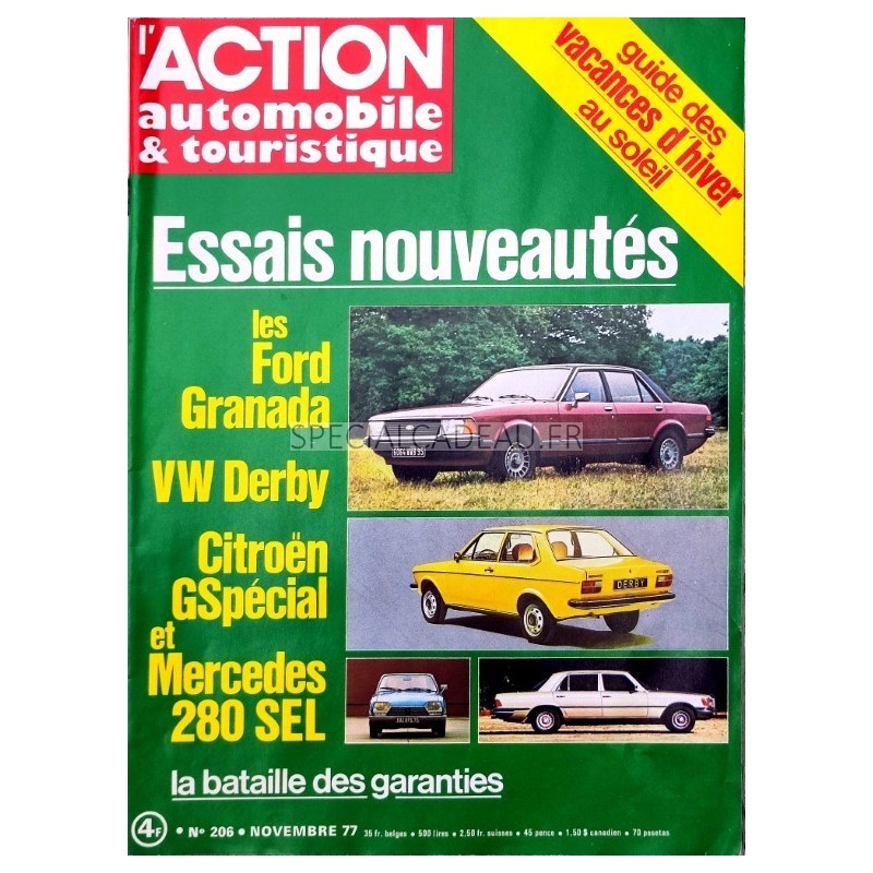 Action Automobile Novembre 1977 Action Automobile Novembre 1977