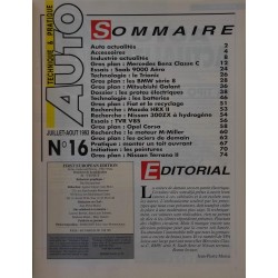 Auto technique & pratique n°16 Juillet 1993