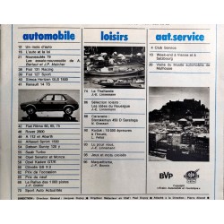 Action Automobile Septembre 1978