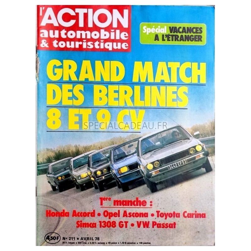 Action Automobile Avril 1978 Action Automobile Avril 1978