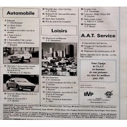 Action Automobile Janvier 1981
