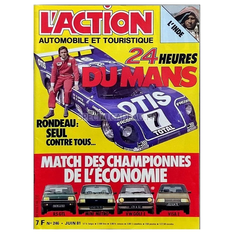 Action Automobile Juin 1981 Action Automobile Juin 1981