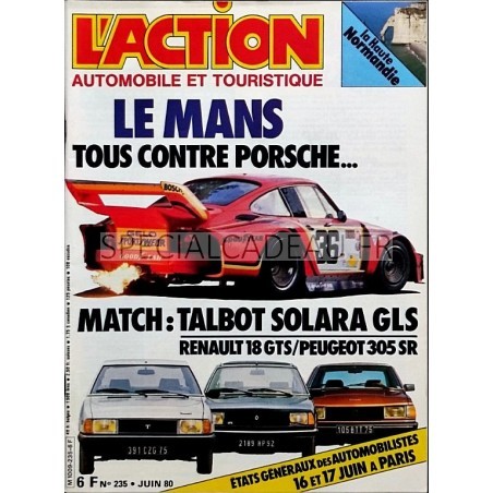 Action Automobile Juin 1980