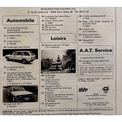 Action Automobile Avril 1980
