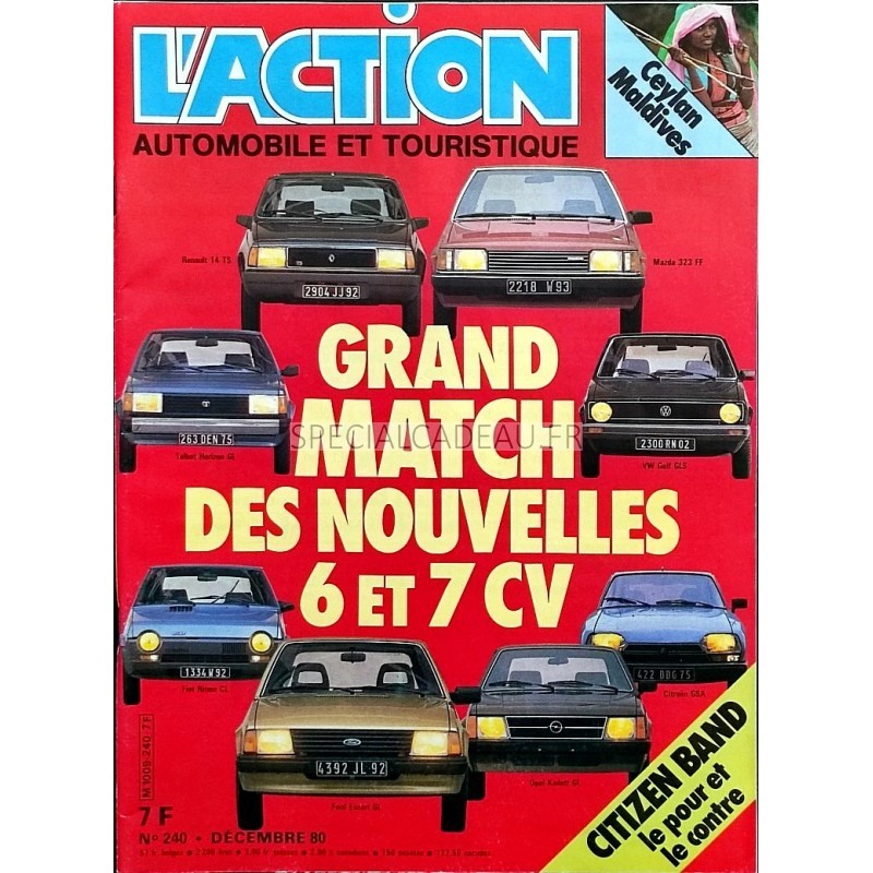 Action Automobile Décembre 1980 Action Automobile Décembre 1980