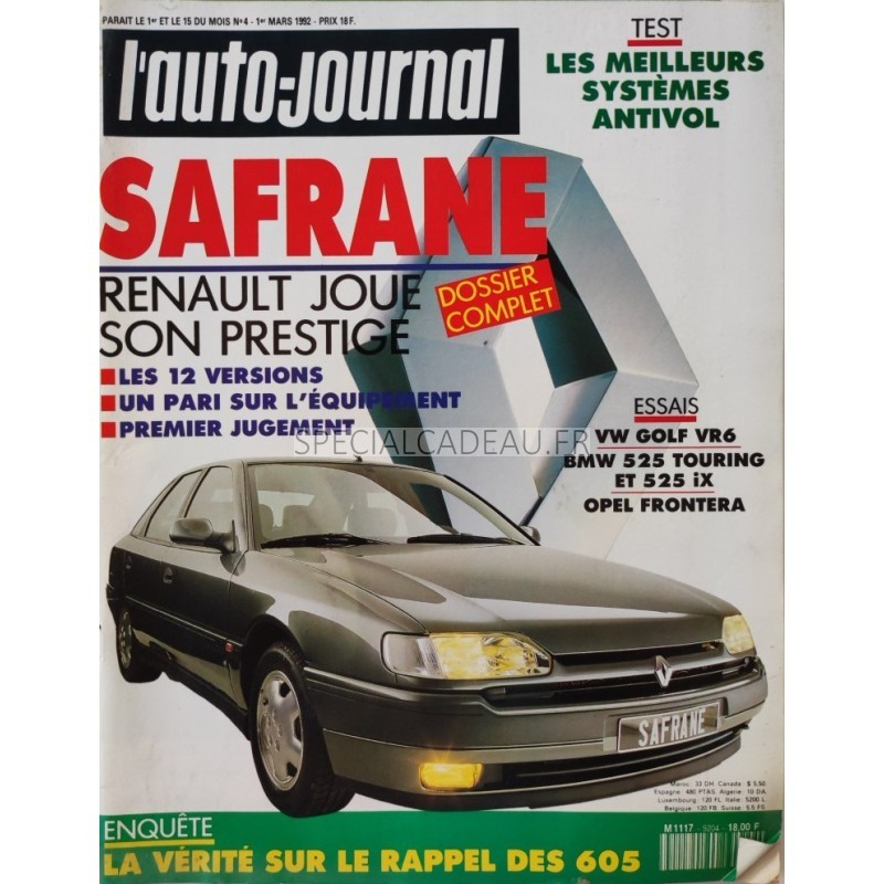 Auto Journal Mars 1992