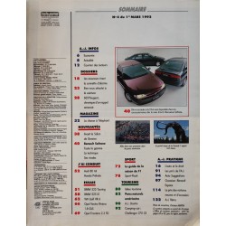 Auto Journal Mars 1992