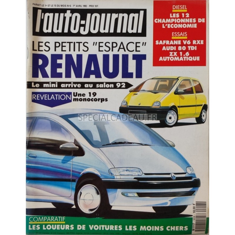 Auto Journal Avril 1992