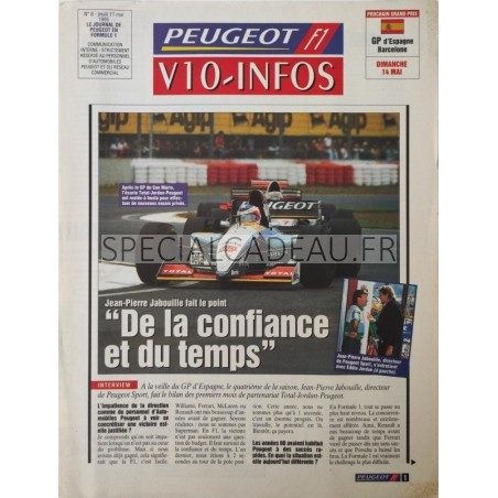 Peugeot F1 V10 infos mai 1995