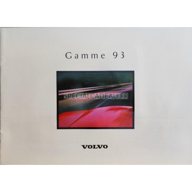 Brochure Volvo gamme 1993