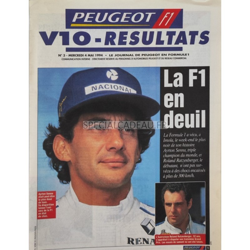 Peugeot F1 V10 infos Mai 1994