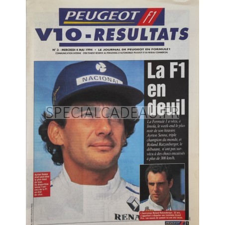 Peugeot F1 V10 infos Mai 1994