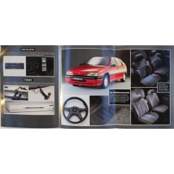 Dépliant Citroën accessoires ZX 1991