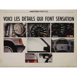 Flyer Mercedes 190 2.6l 1991