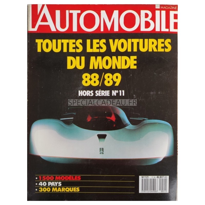 Automobile Magazine toutes les voitures du monde 1988/1989