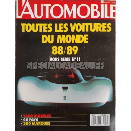 Automobile Magazine toutes les voitures du monde 1988/1989