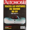 Automobile Magazine toutes les voitures du monde 1988/1989