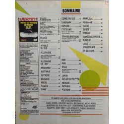 Automobile Magazine toutes les voitures du monde 1988/1989