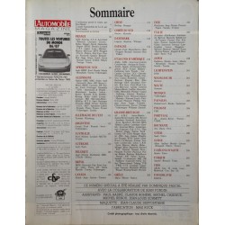 Automobile Magazine toutes les voitures du monde 1986 / 1987