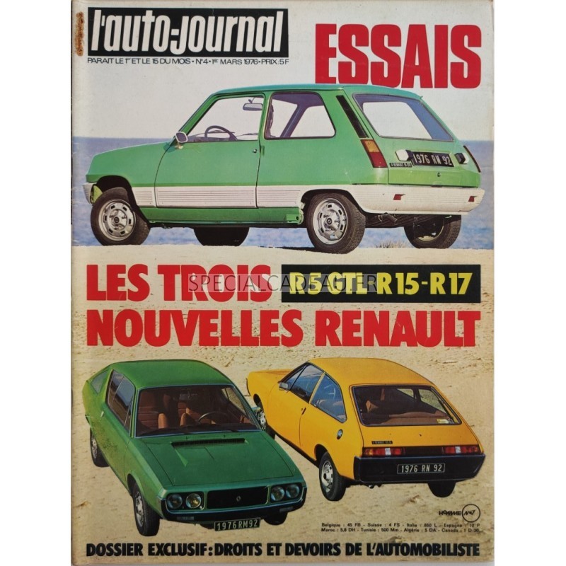 Auto Journal Mars 1976