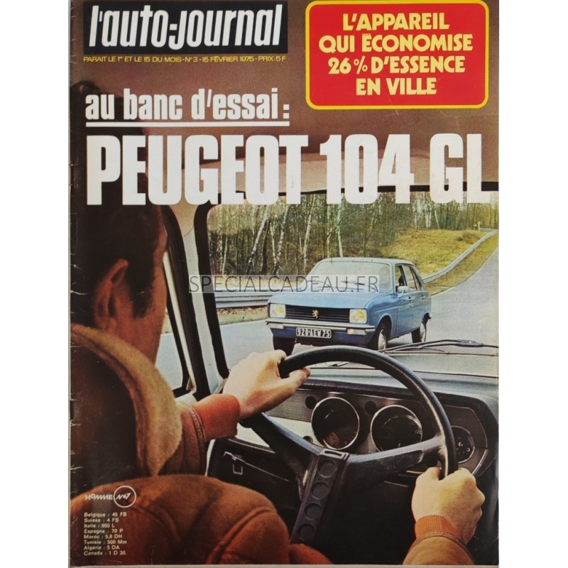 Auto Journal Février 1975