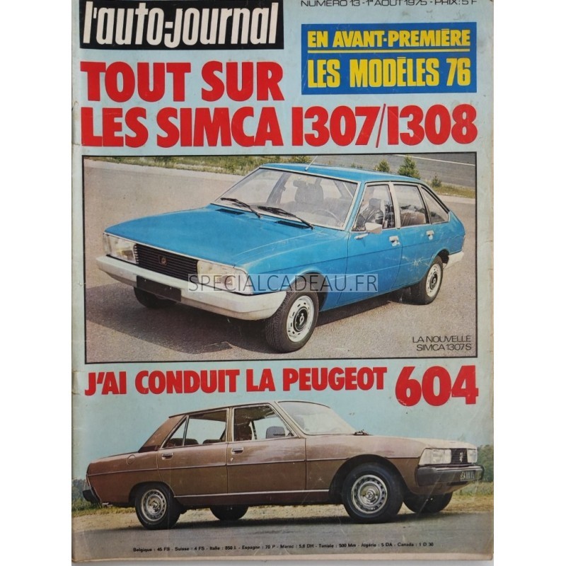 Auto Journal Août 1975