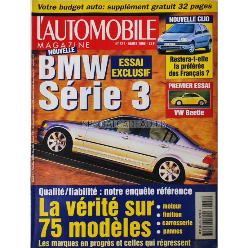 Automobile Magazine Mars 1998