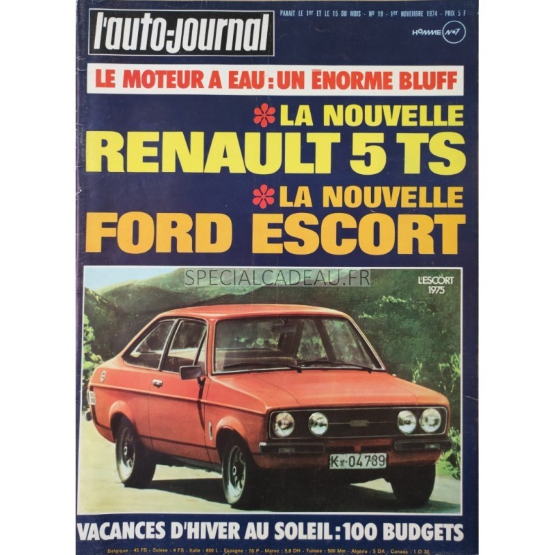 Auto Journal Novembre 1974