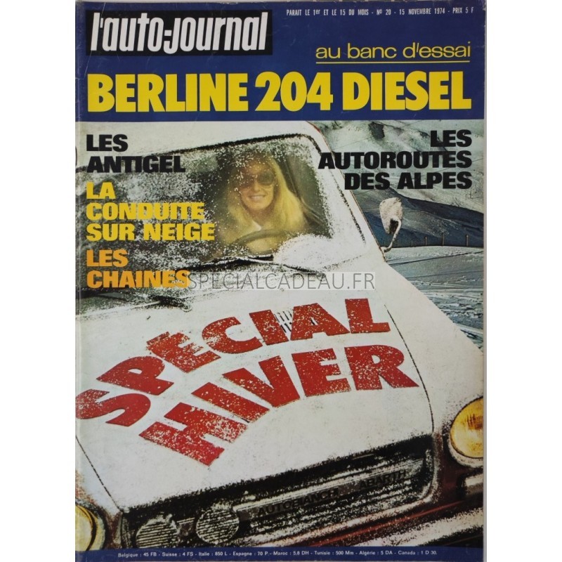 Auto Journal Novembre 1974