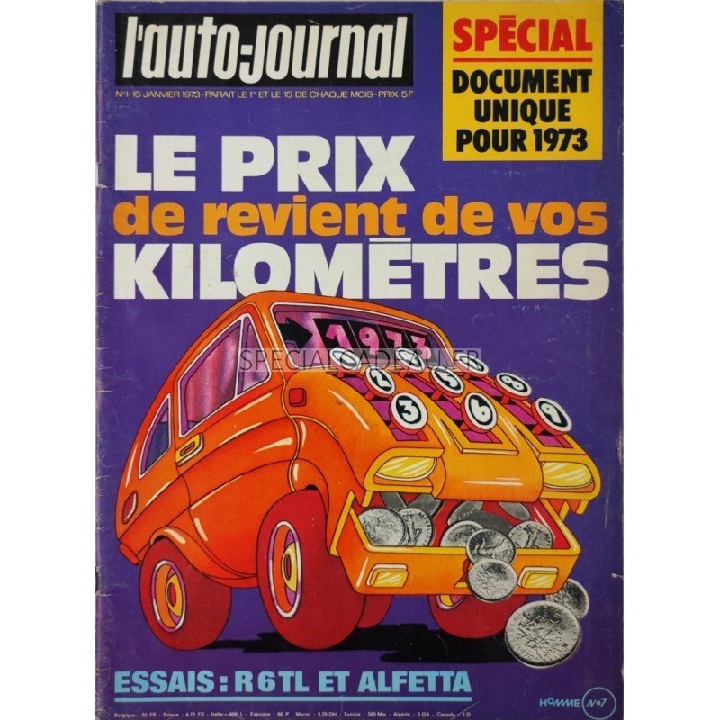 Auto Journal Janvier 1973