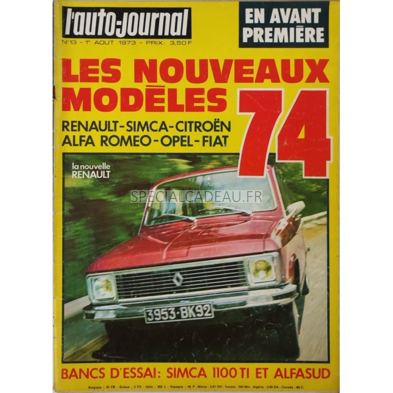 Auto Journal Août 1973