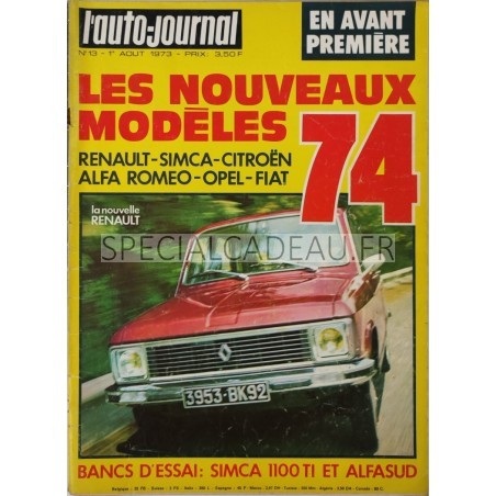 Auto Journal Août 1973